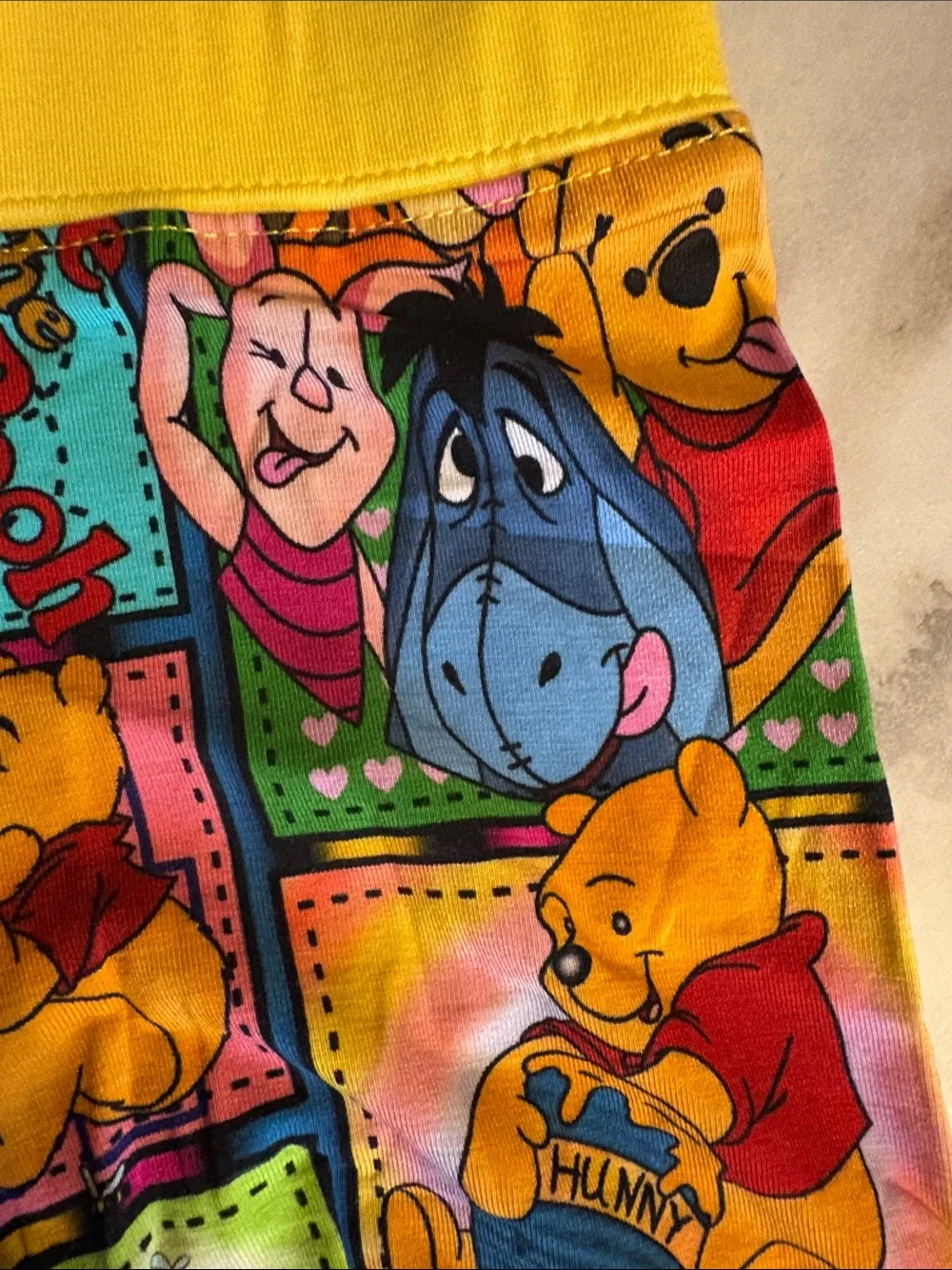 BAMBOO Kids Matching Set - Multicolor Winnie the Pooh Panel Print